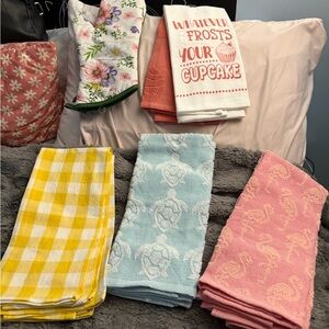 Towel sets and mitt set